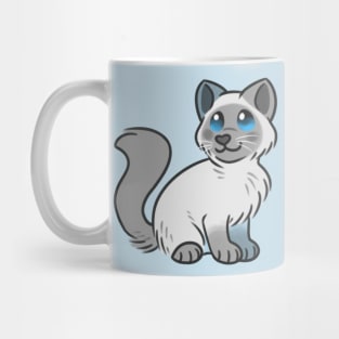 Cute Fluffy Himalayan Cat Mug